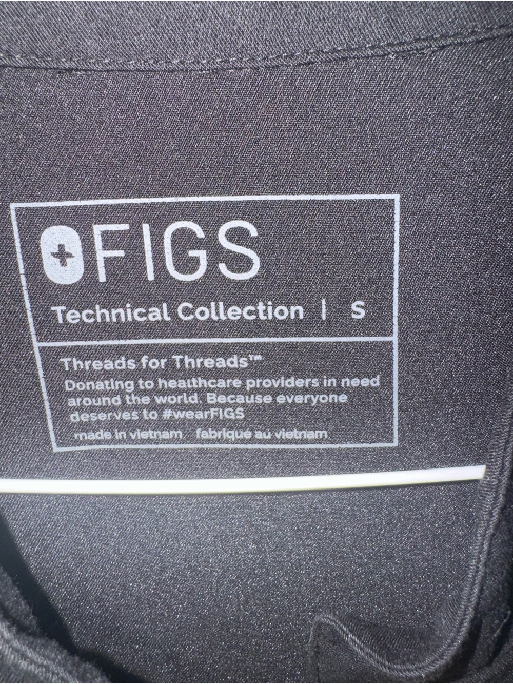 FIGS Technical Collection Black Scrub Jumpsuit | Women’s Size Small - F - Picture 6 of 6